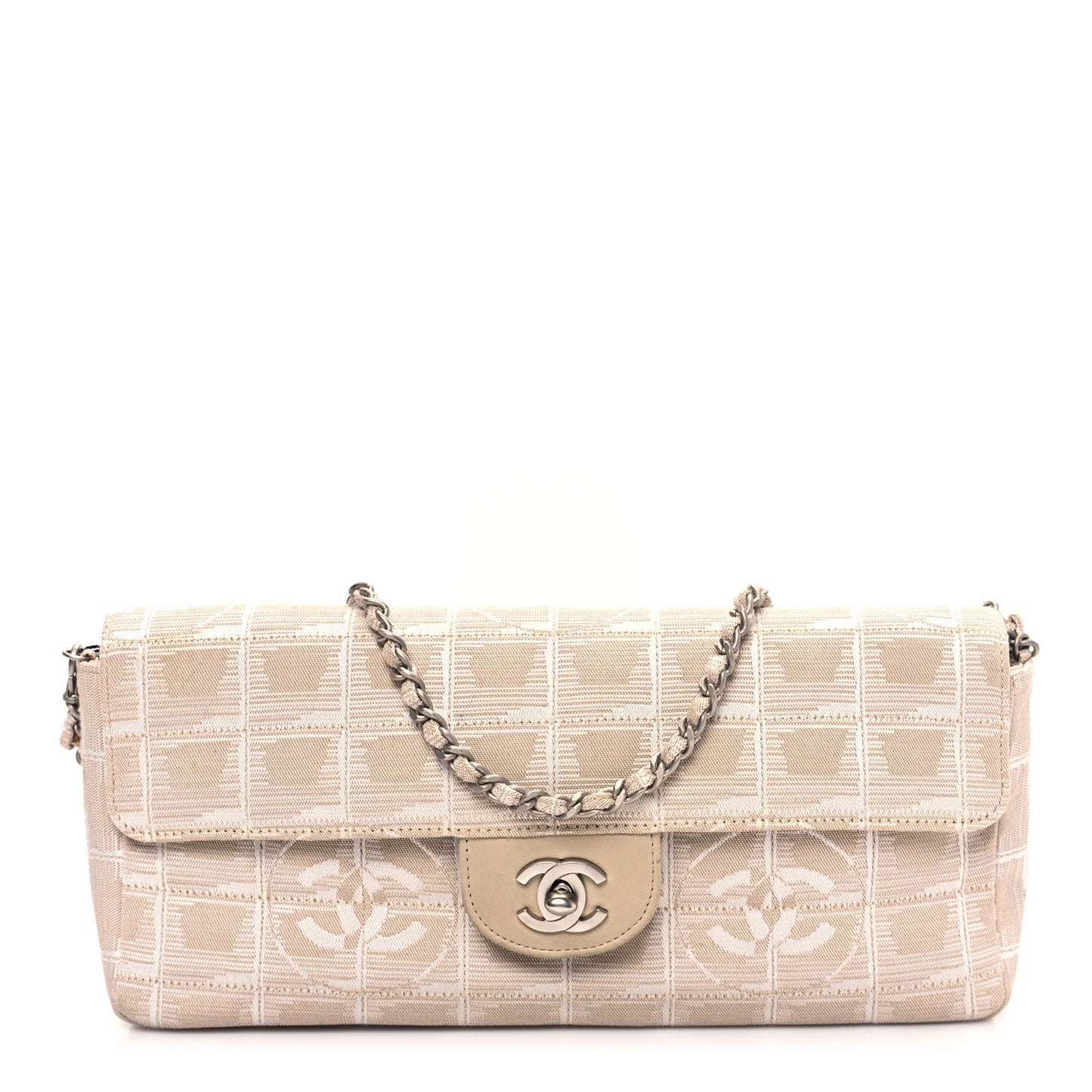 Nylon Travel East West Flap Beige