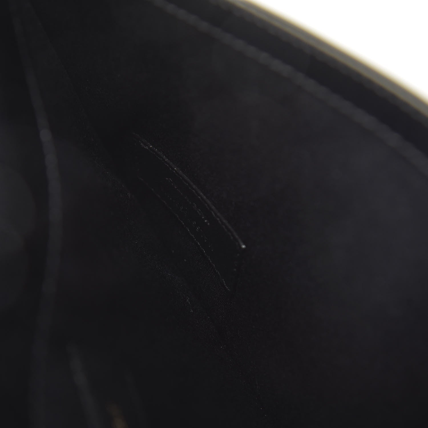 Saint Laurent Smooth Shiny Calfskin Monogram Uptown Pouch Black 5 of 10