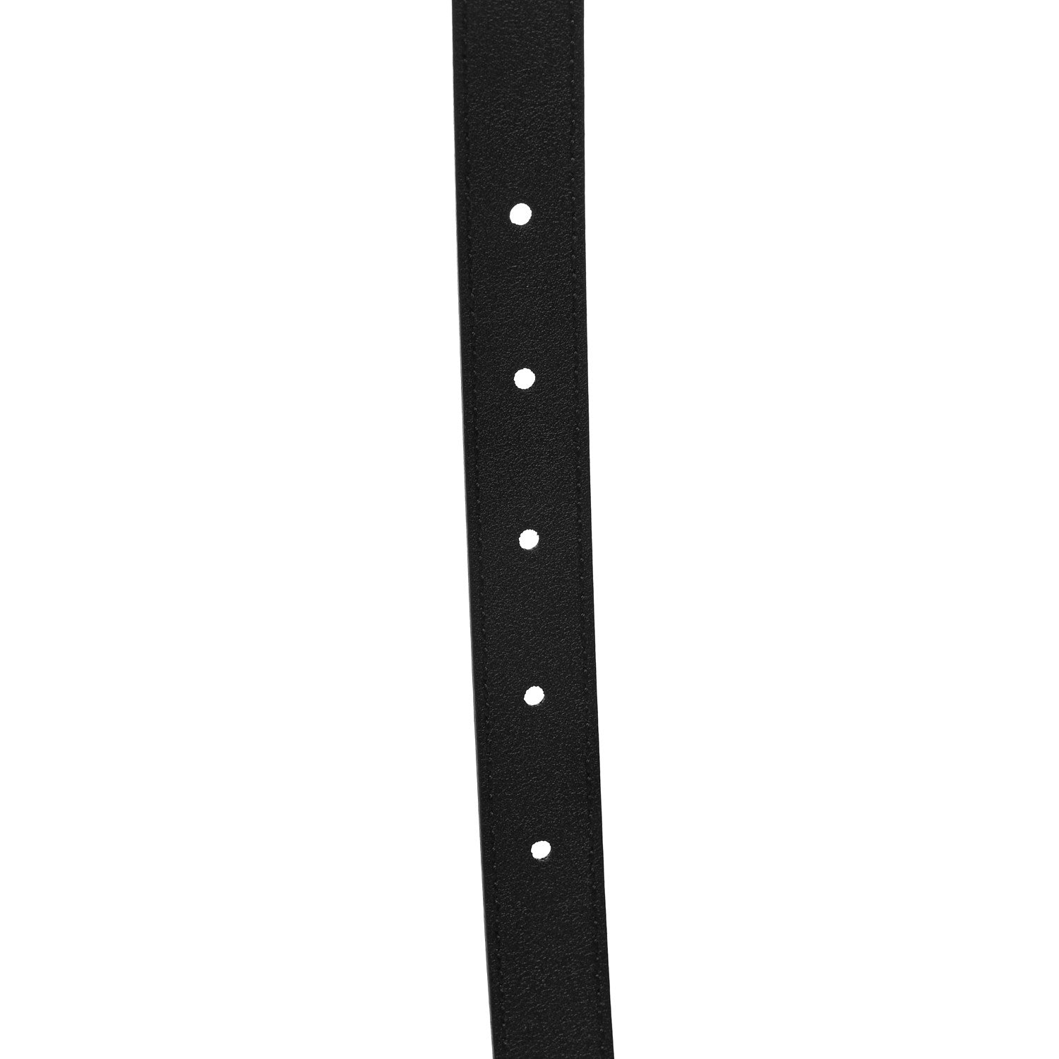 Gucci Plutone Calfskin Palladium Double G 20mm Belt 80 32 Black 5 of 5
