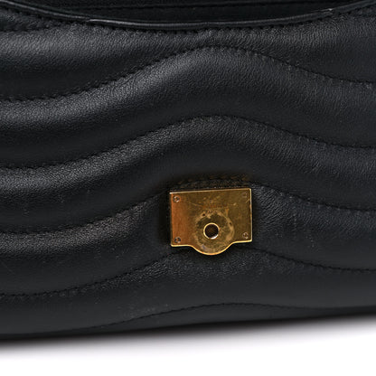 Louis Vuitton Calfskin LV New Wave Chain Bag Black 14 of 15