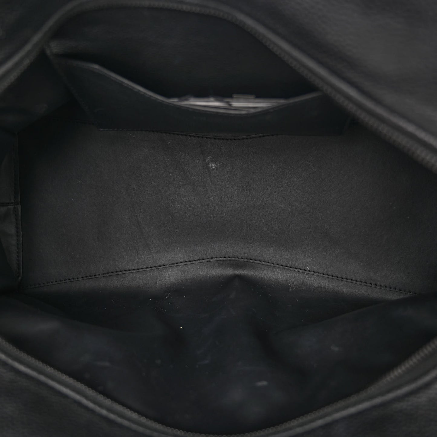 Grained Calfskin Black Hardware Neo Classic City Black