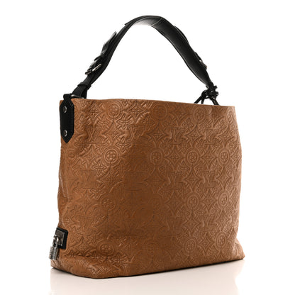 Louis Vuitton Monogram Lambskin Antheia Hobo PM Caramel 3 of 9