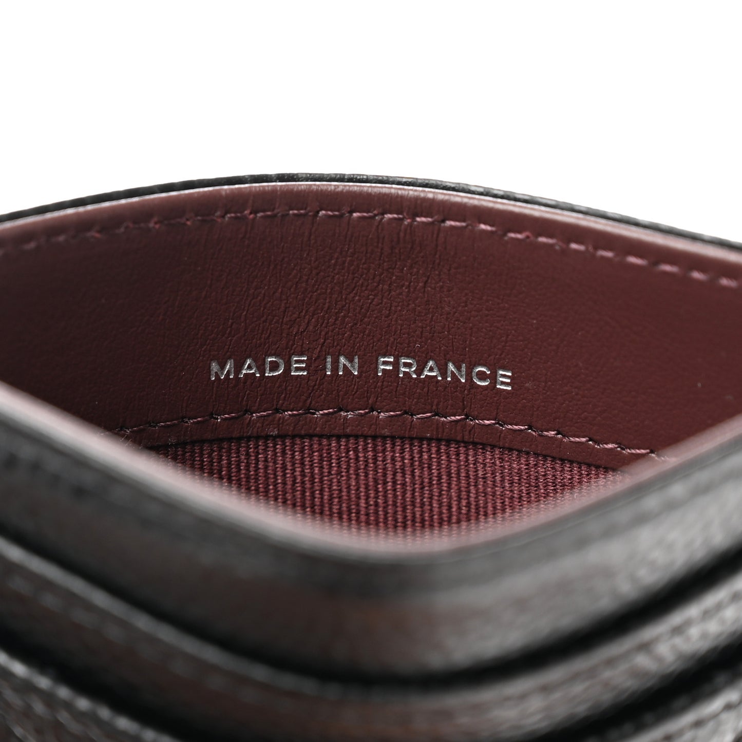 Caviar Quilted Card Holder Black