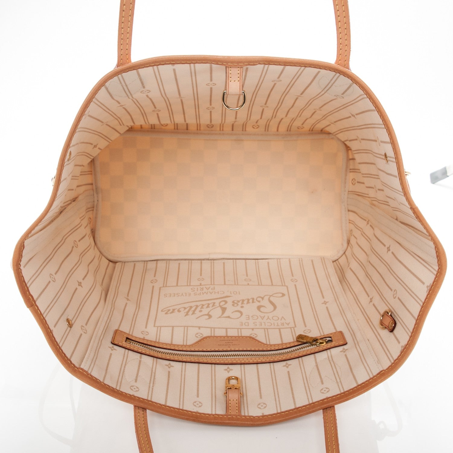 Louis Vuitton Damier Azur Neverfull MM 5 of 8
