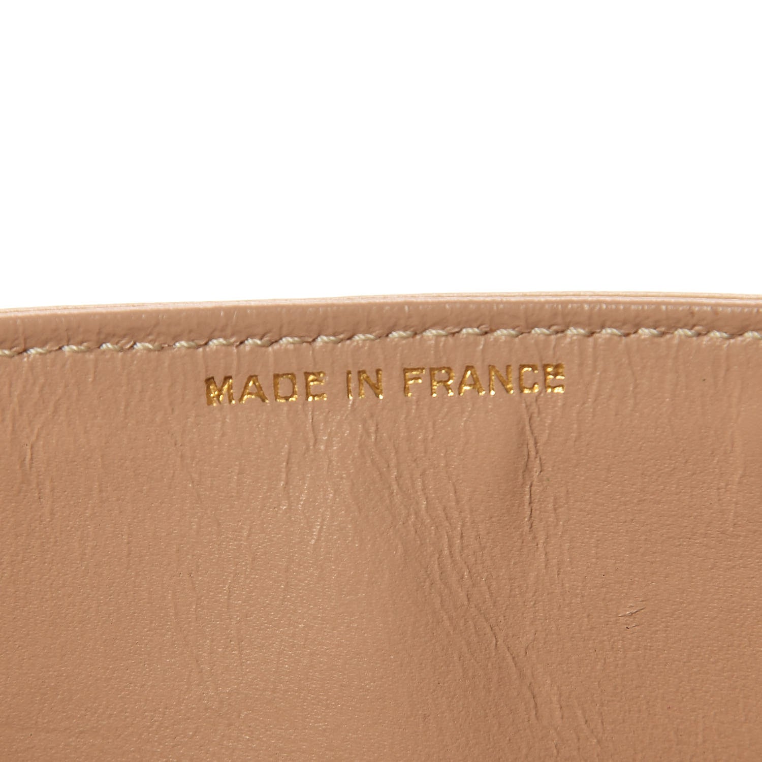 Chanel Lambskin Quilted Medium Double Flap Beige 7 of 15