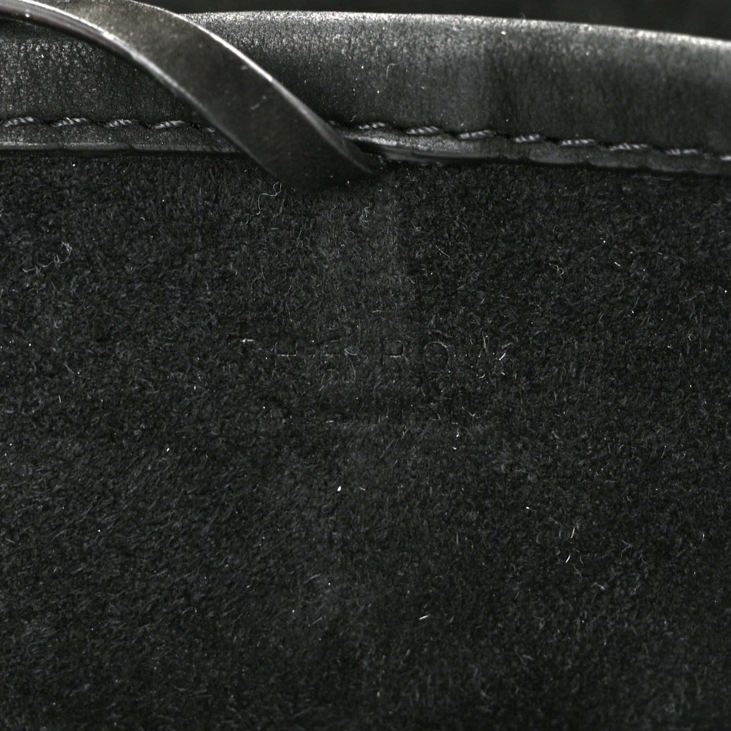 The Row Nubuck Small N/S Park Tote Black 6 of 9