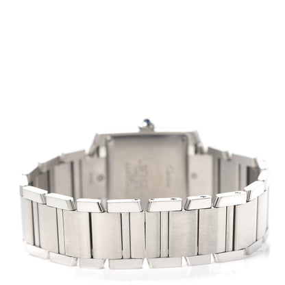 Cartier Stainless Steel 28mm Tank Francaise Automatic Watch 3 of 5
