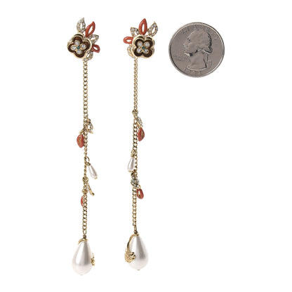 Louis Vuitton Miss Windsor Flower Earrings Gold 2 of 4