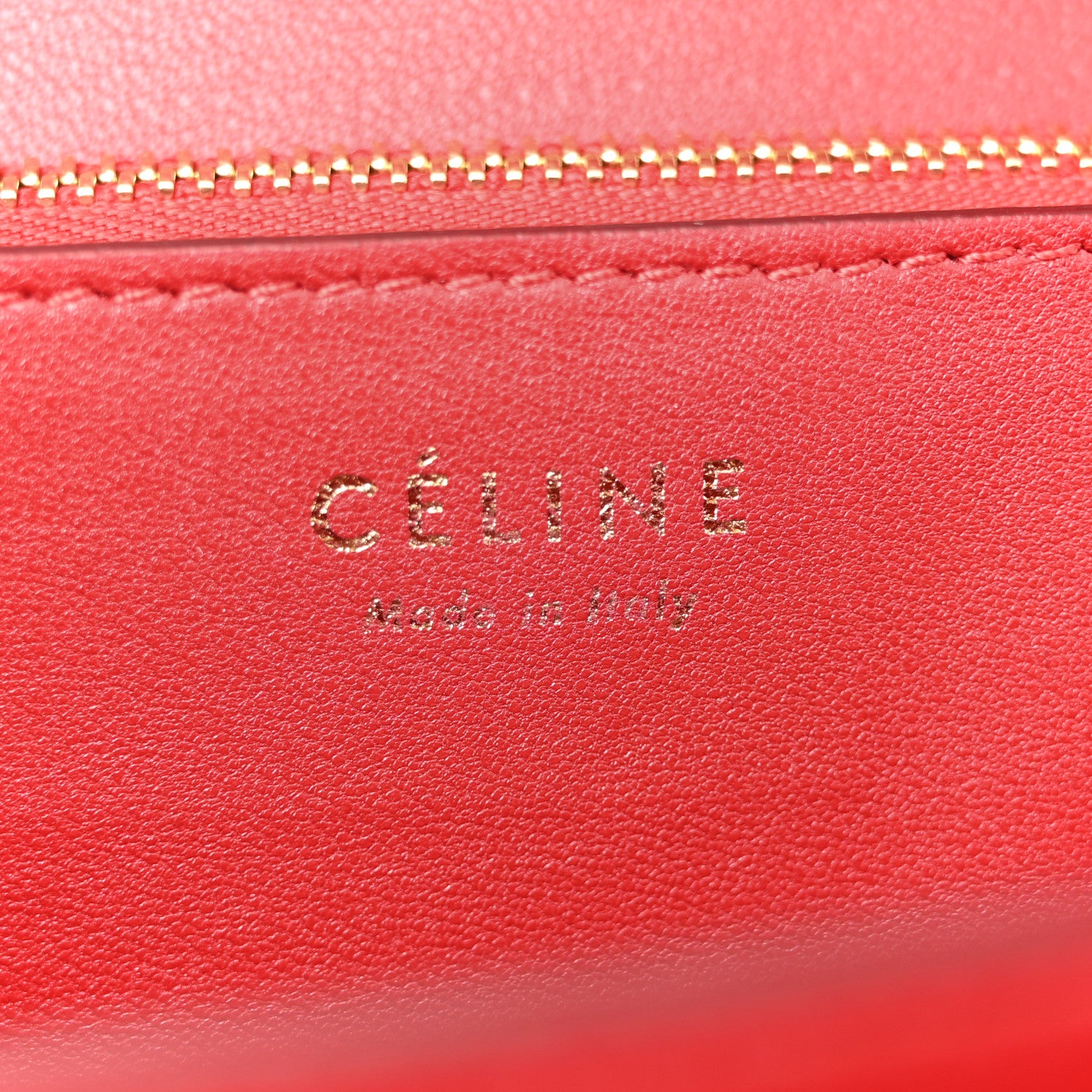 Celine Lizard Medium Classic Box Flap Bag Ruby 6 of 12