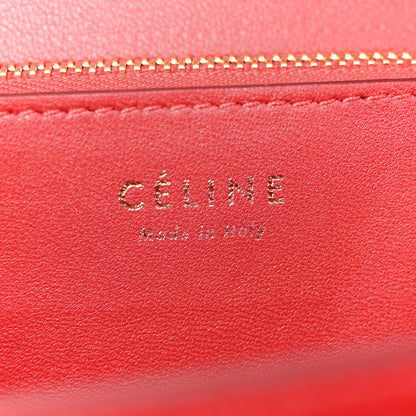 Celine Lizard Medium Classic Box Flap Bag Ruby 6 of 12