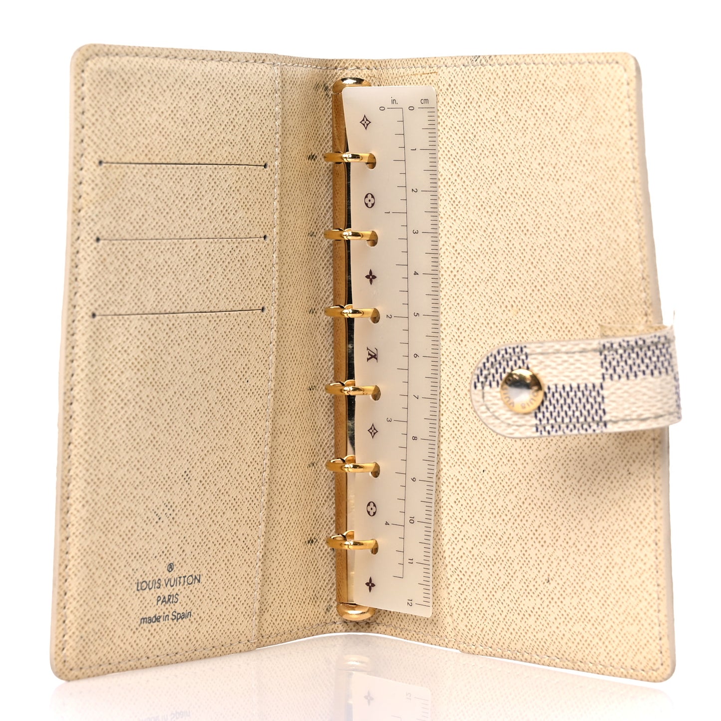 Damier Azur Small Ring Agenda Cover