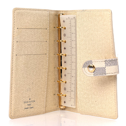 Louis Vuitton Damier Azur Small Ring Agenda Cover 5 of 18