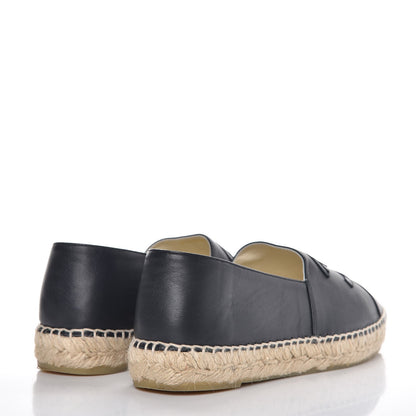 Chanel Lambskin CC Espadrilles 41 Black 4 of 12