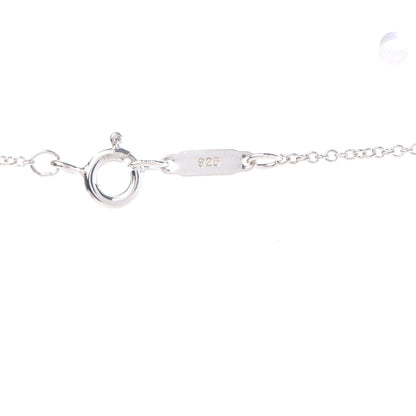 Tiffany Sterling Silver Diamond Somerset Pendant Necklace 5 of 6