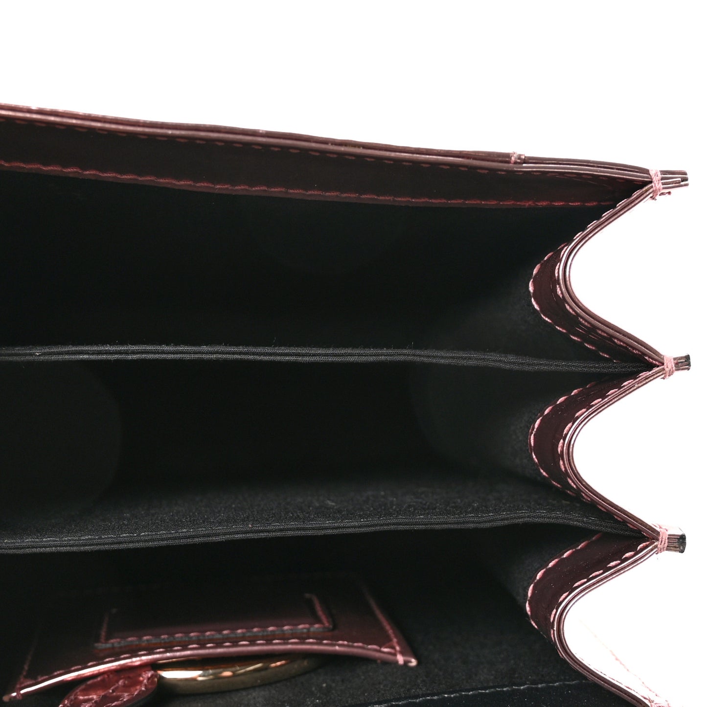 Metallic Calfskin Serpenti Forever Top Handle Rose Quartz