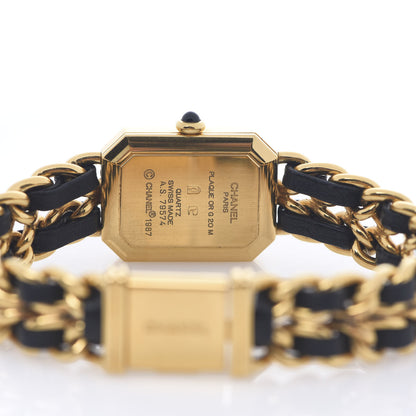 Chanel Stainless Steel Lambskin 20mm Chain Premiere Quartz Watch Gold L 4 of 4