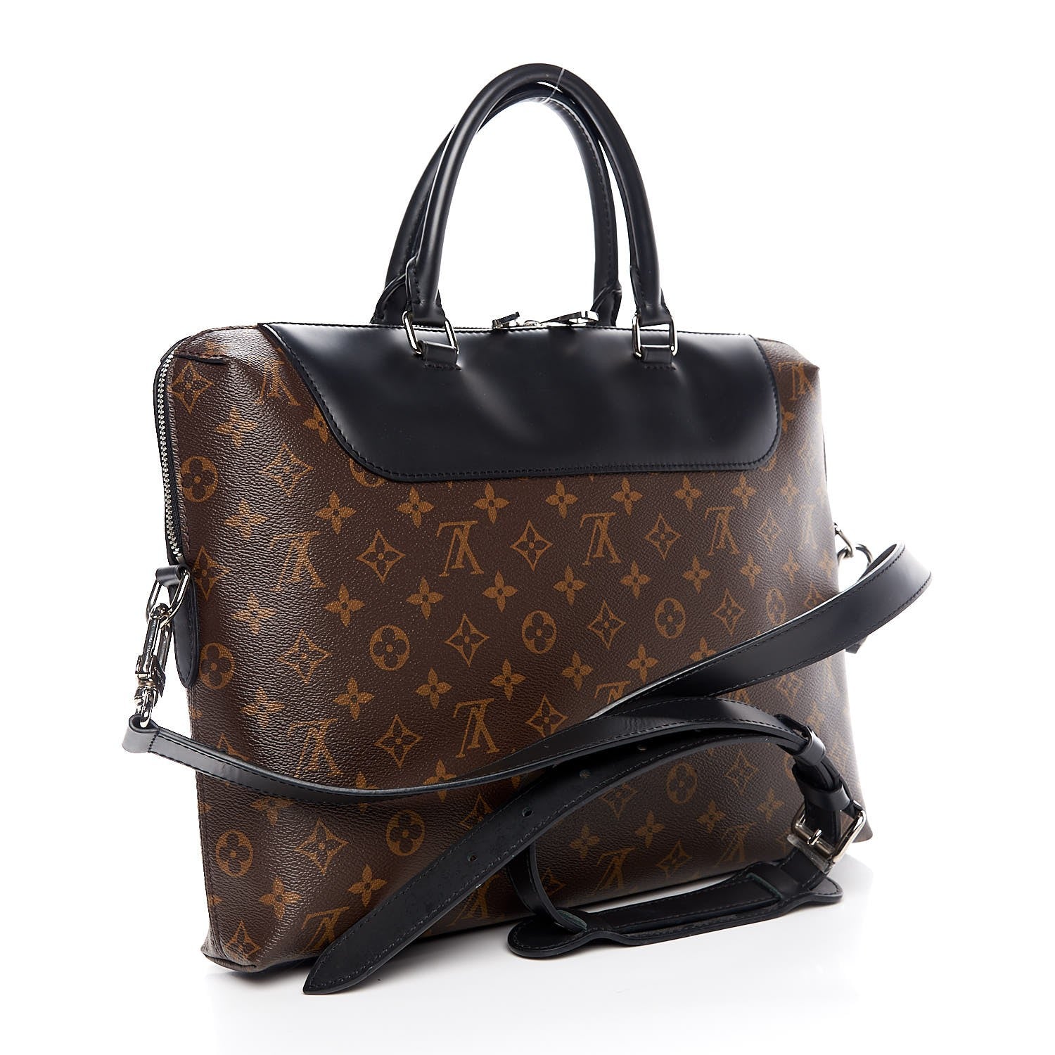 Louis Vuitton Monogram Macassar Porte-Documents Jour 3 of 8