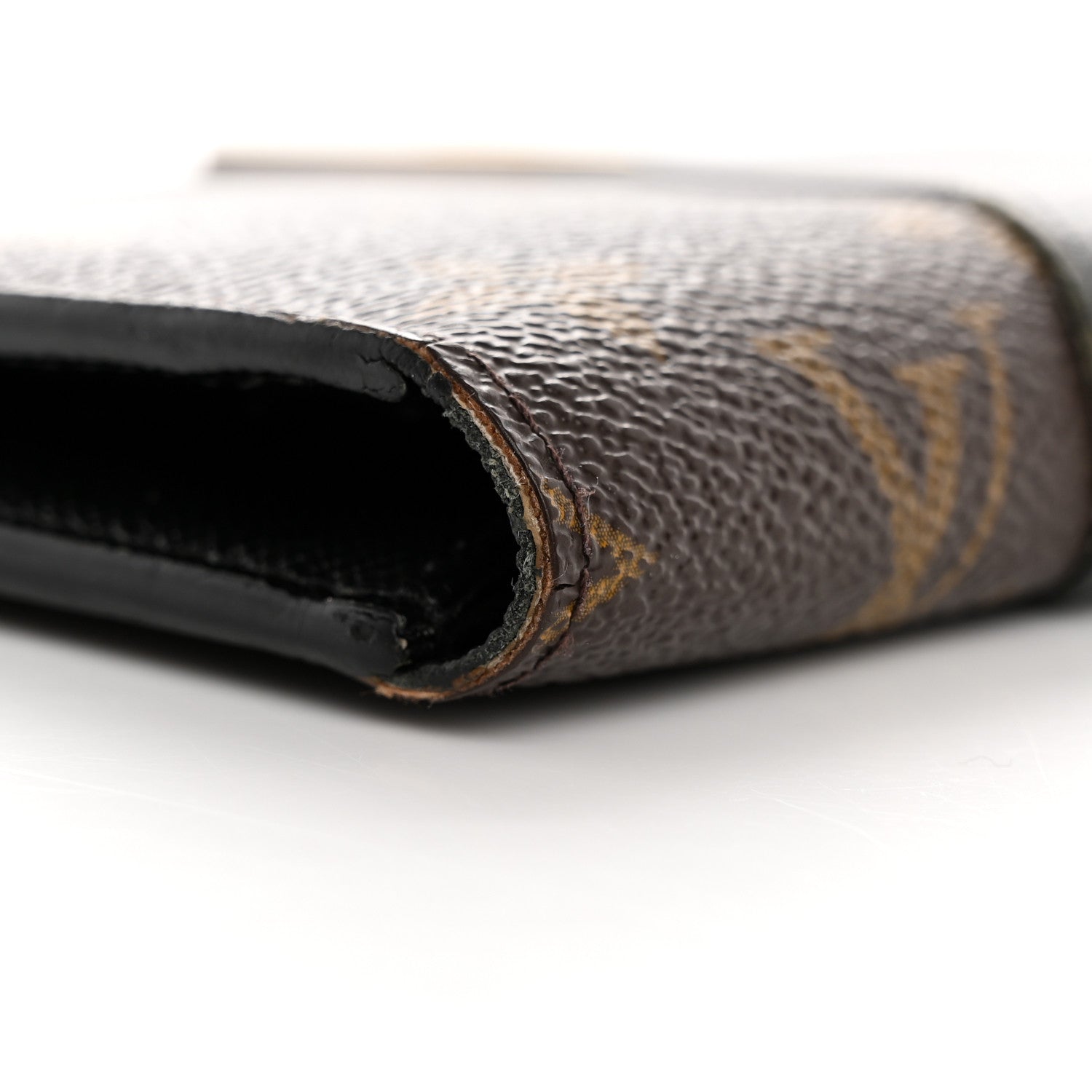 Louis Vuitton Monogram Calfskin Kimono Wallet Black 7 of 9
