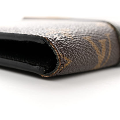 Louis Vuitton Monogram Calfskin Kimono Wallet Black 7 of 9
