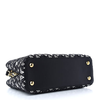 Louis Vuitton Calfskin Since 1854 Embroidered Capucines PM Black 4 of 8