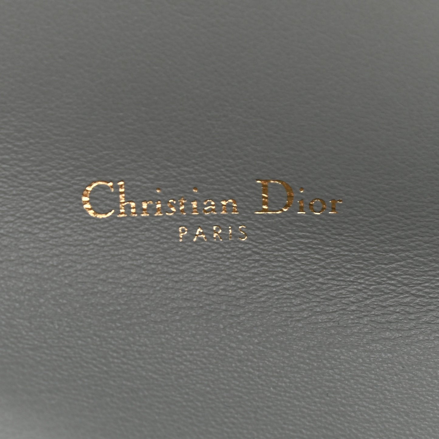 Oblique Saddle Chain Long Wallet Grey