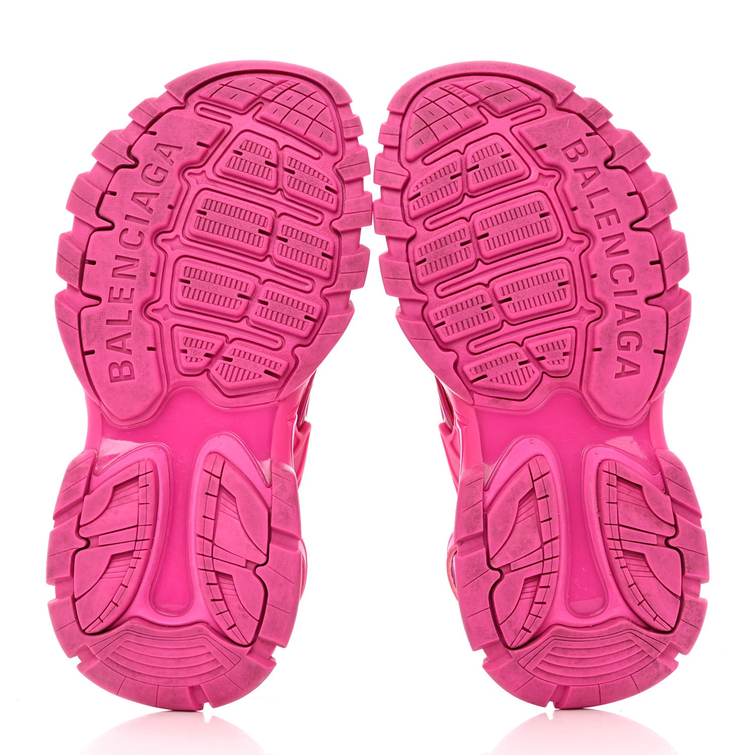 Balenciaga Neoprene Rubber Womens Track Sandals 37 Fucsia 5 of 14