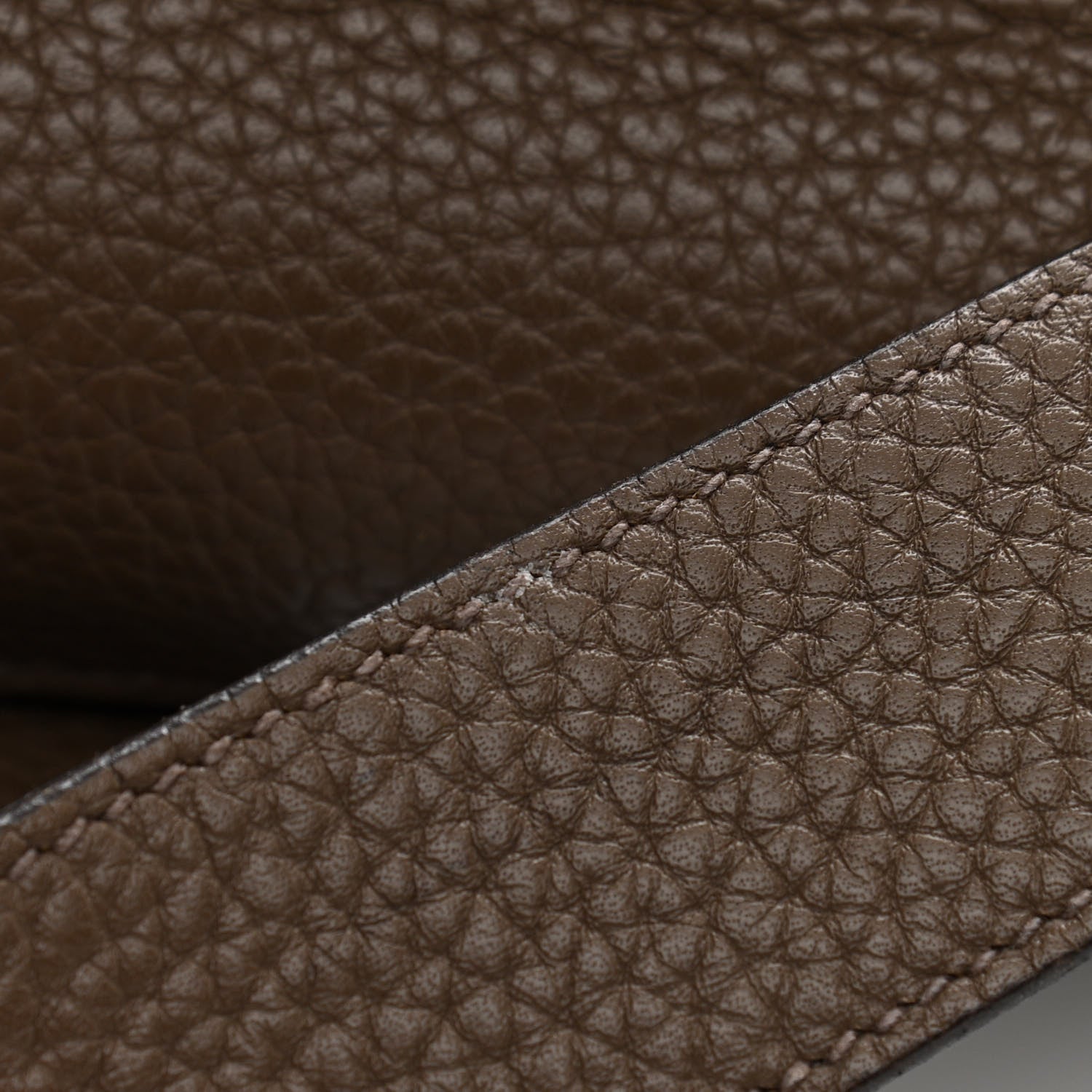 Hermes Taurillon Clemence Steve Caporal Messenger Cacao 12 of 12