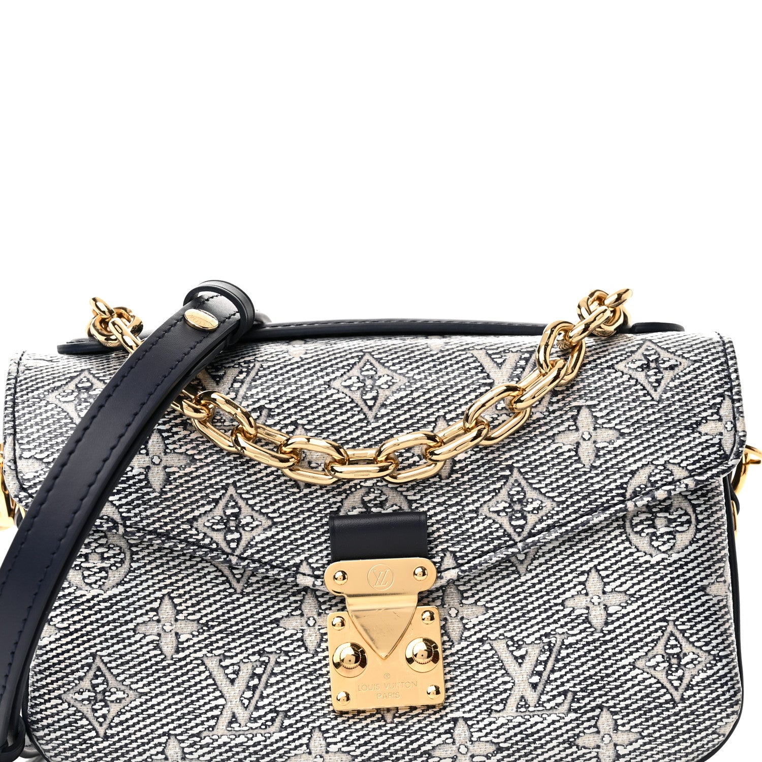 Louis Vuitton Monoglam Pochette Metis East West Blue 7 of 11
