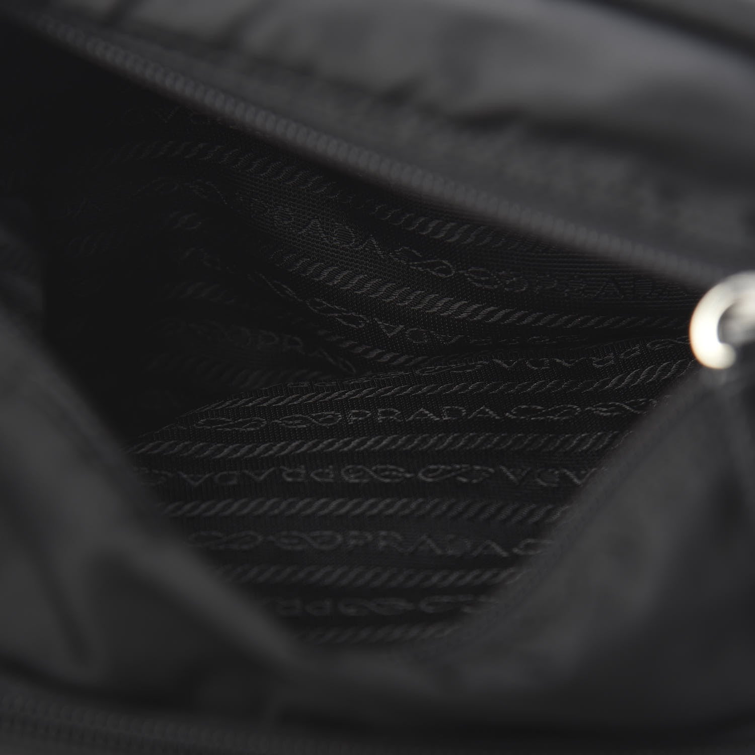 Prada Nylon Vela Messenger Black 5 of 8