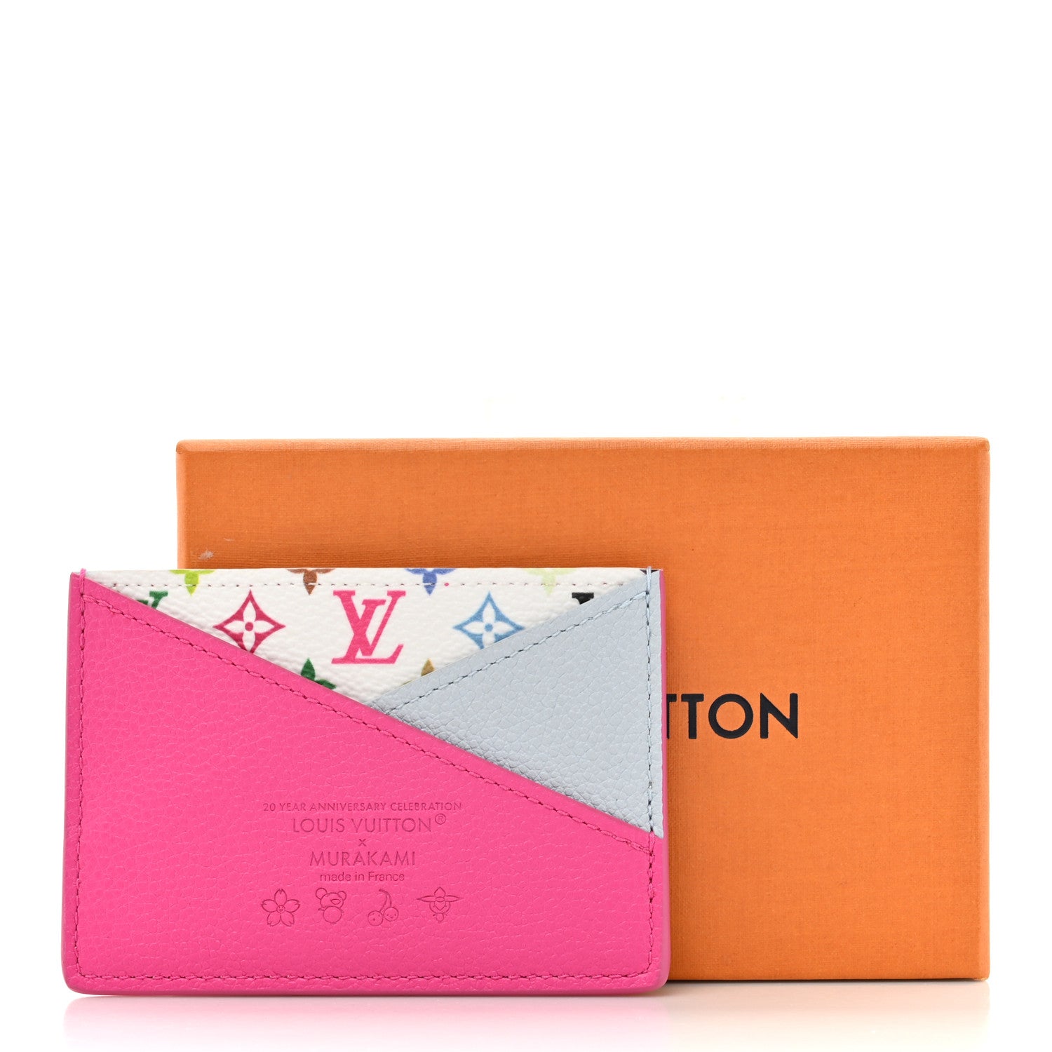 Louis Vuitton LV X TM Monogram Multicolor Criss-Cross Card Holder Kawaii Pink 8 of 8