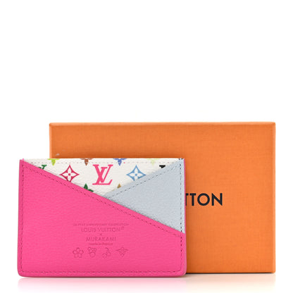 Louis Vuitton LV X TM Monogram Multicolor Criss-Cross Card Holder Kawaii Pink 8 of 8