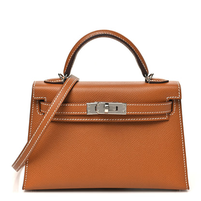 Hermes Epsom Mini Kelly Sellier 20 Gold 1 of 11