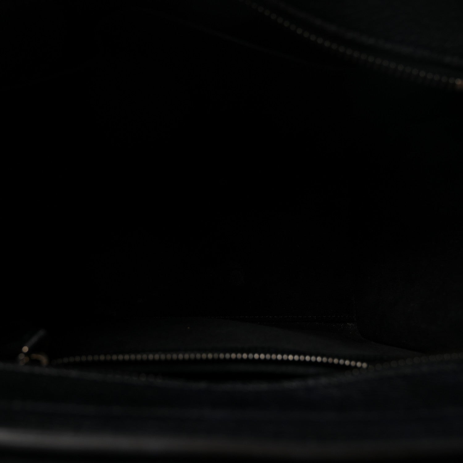 Celine Drummed Calfskin Micro Luggage Black 5 of 9