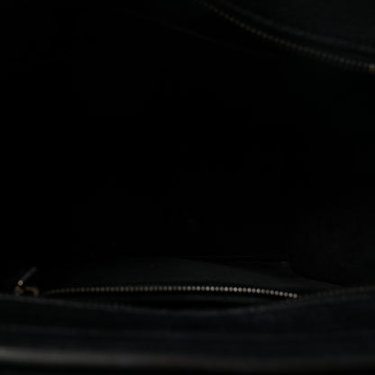 Celine Drummed Calfskin Micro Luggage Black 5 of 9