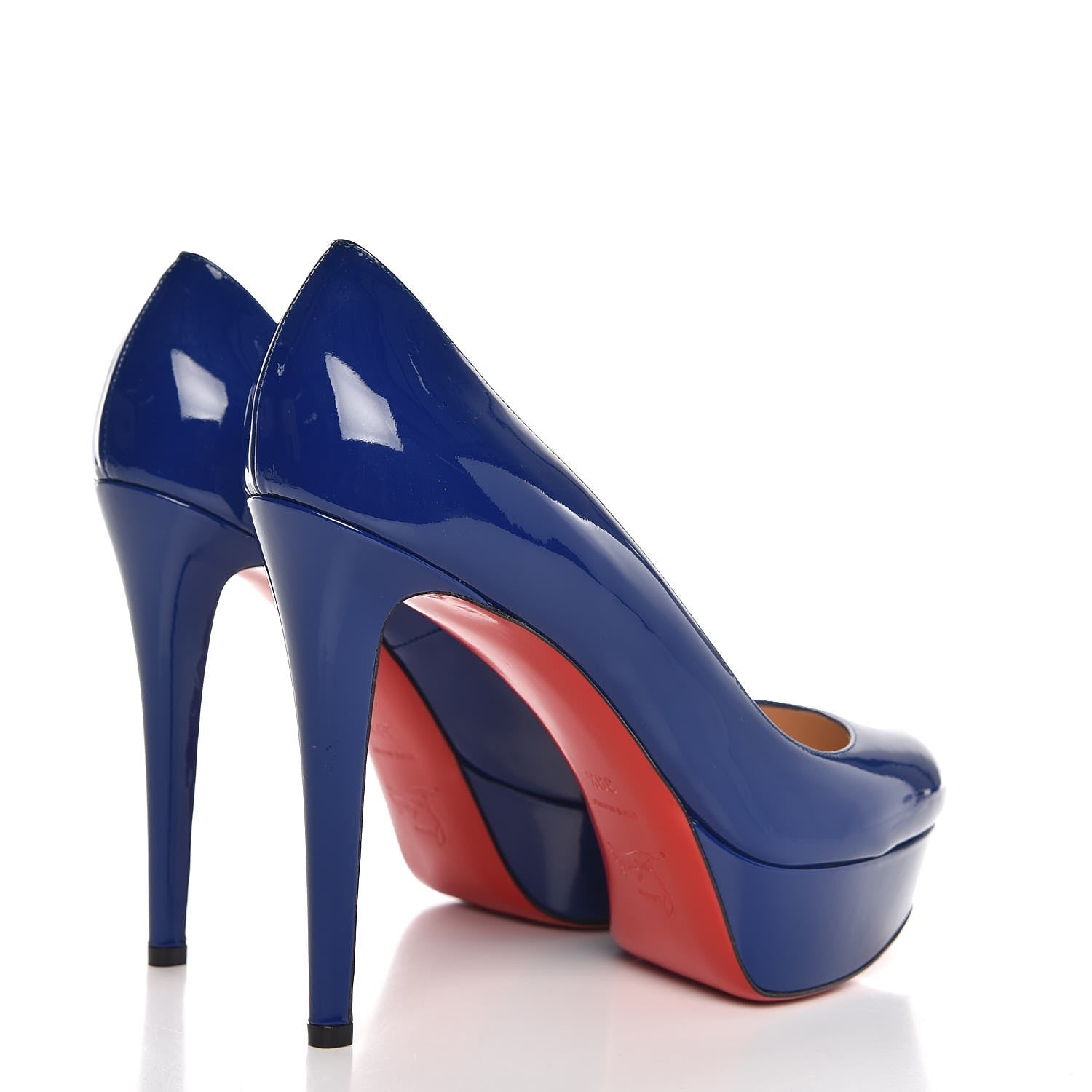 Christian Louboutin Patent Bianca 120 Pumps 39.5 Neptune 4 of 7