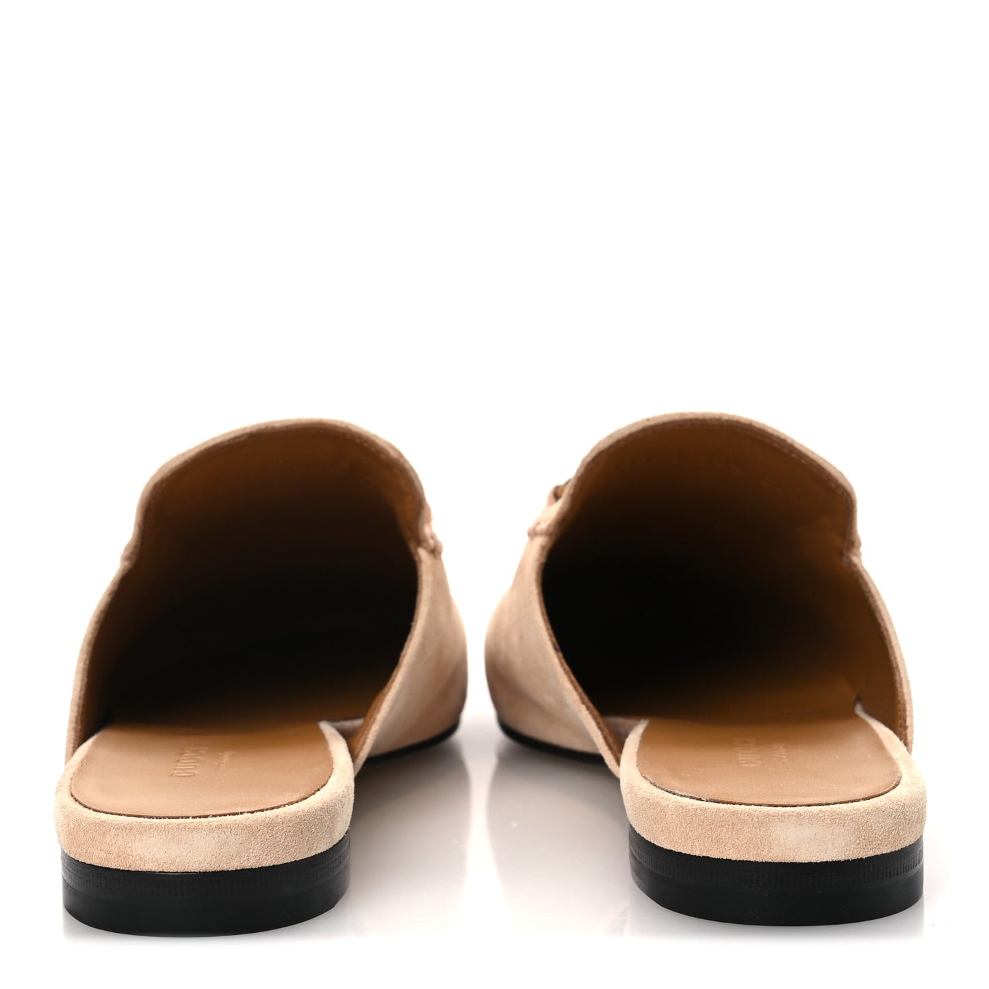 Suede Womens Princetown Slippers 38.5 Rose Dust