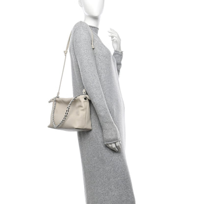 Loewe Mellow Nappa Medium Donut Chain Flamenco Knot Clutch Sea Salt 2 of 10