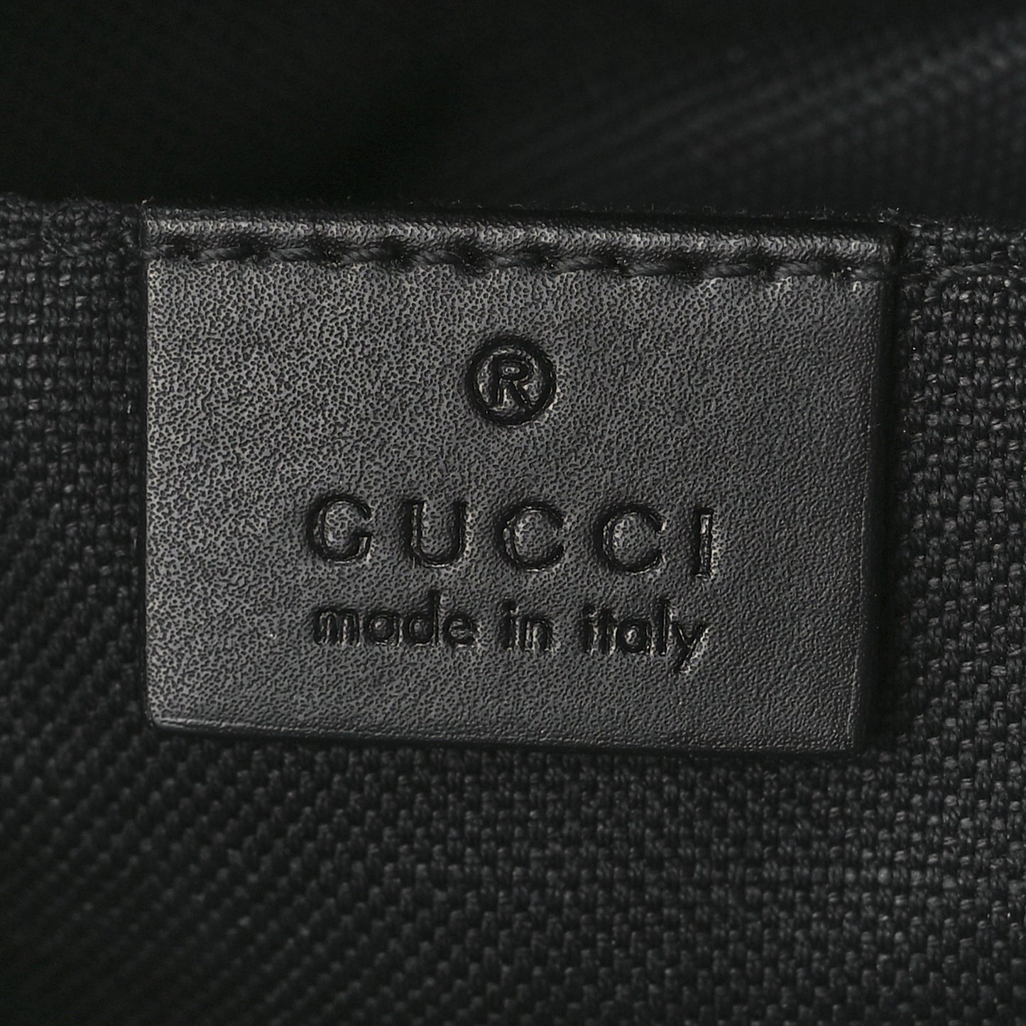 GG Supreme Monogram Web Small Flat Messenger Bag Black Grey