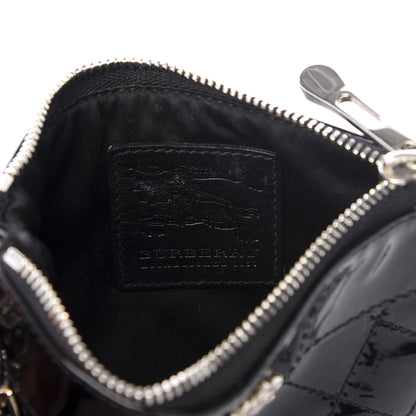 Burberry Patent Quilted Wristlet Black 4 of 7