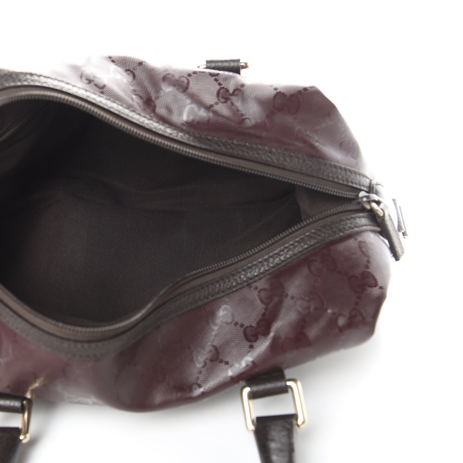Gucci Imprime Monogram Small Boston Bordeaux 5 of 11