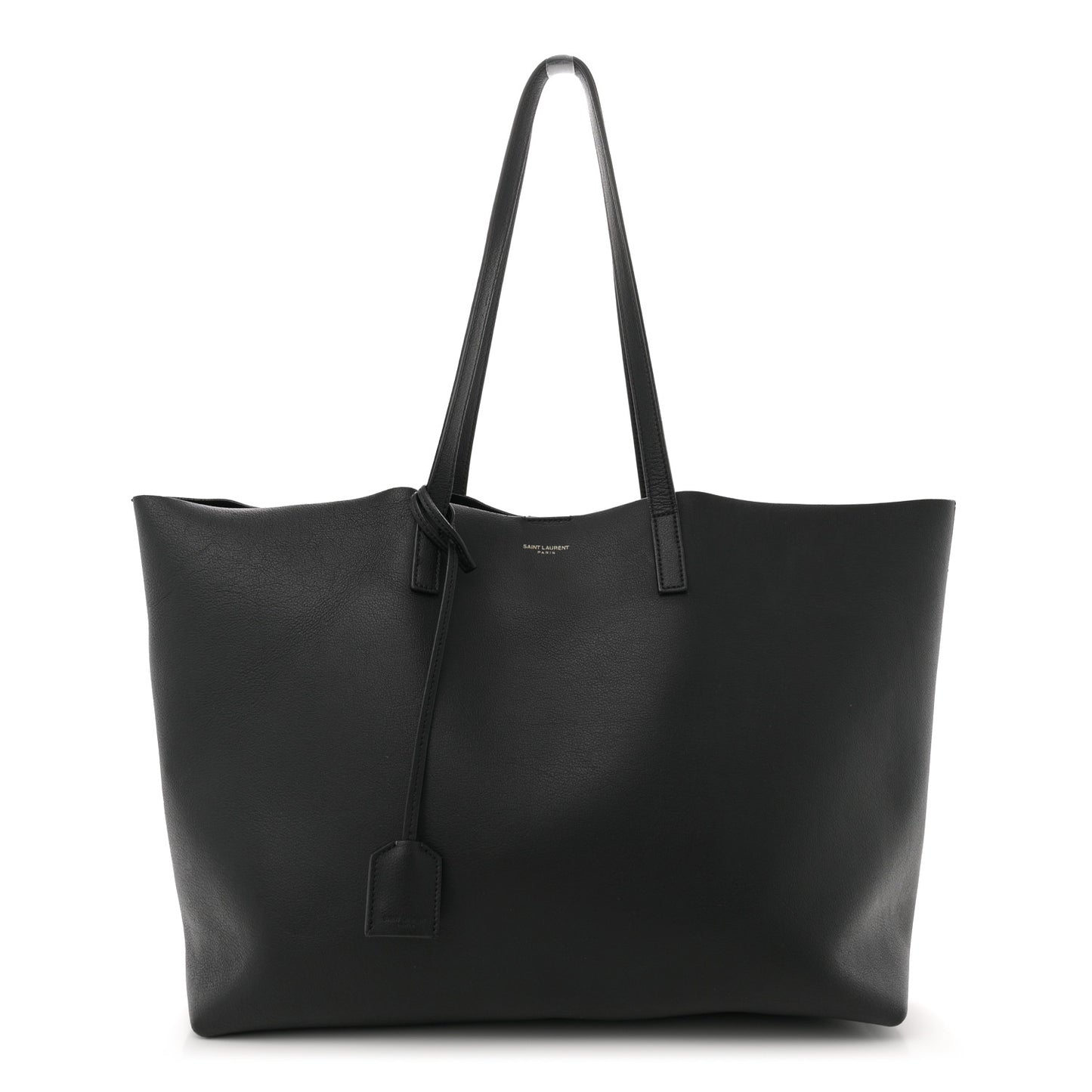 Calfskin Large Shopping Tote Black
