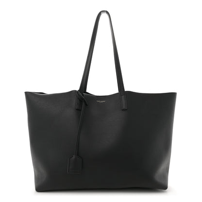 Saint Laurent Calfskin Large Shopping Tote Black 1 of 12
