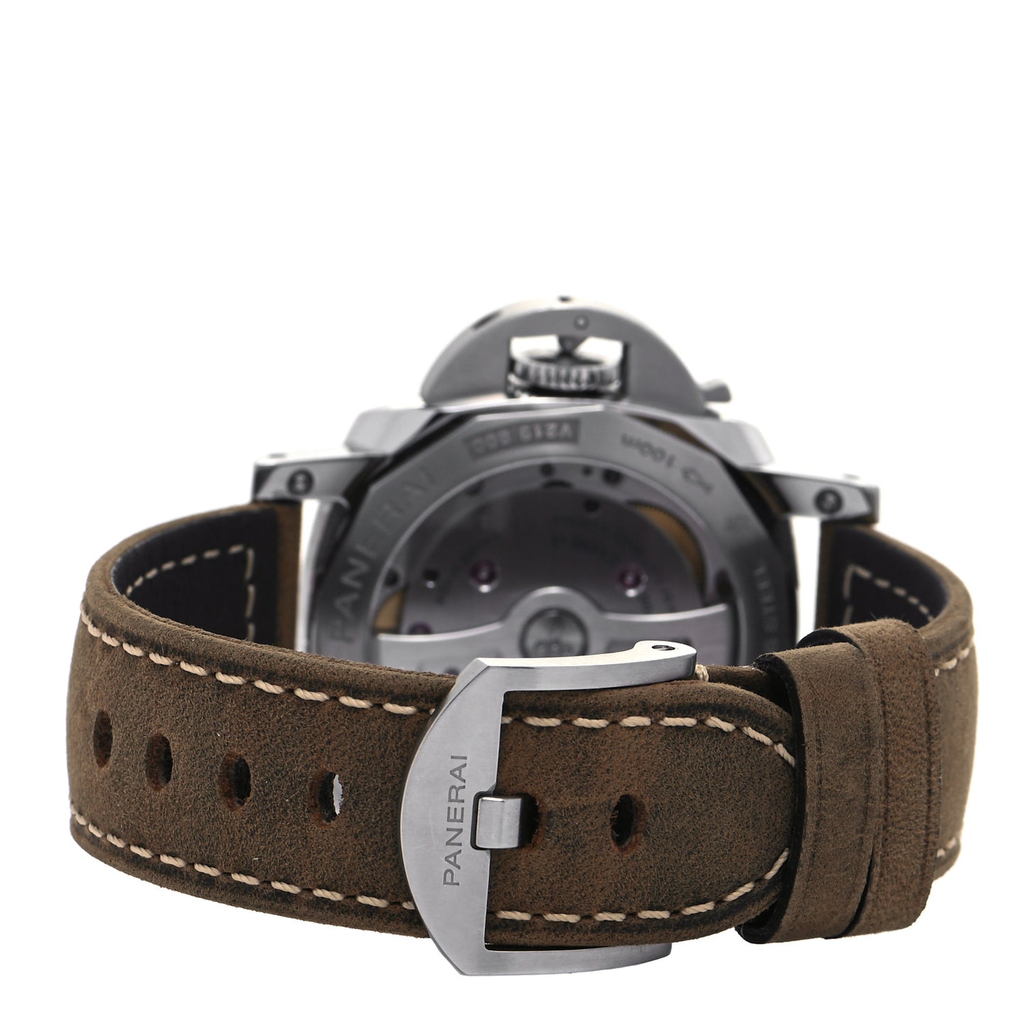 Stainless Steel Calfskin 42mm Luminor 1950 3 Day Power Reserve GMT Automatic Watch Black PAM01537