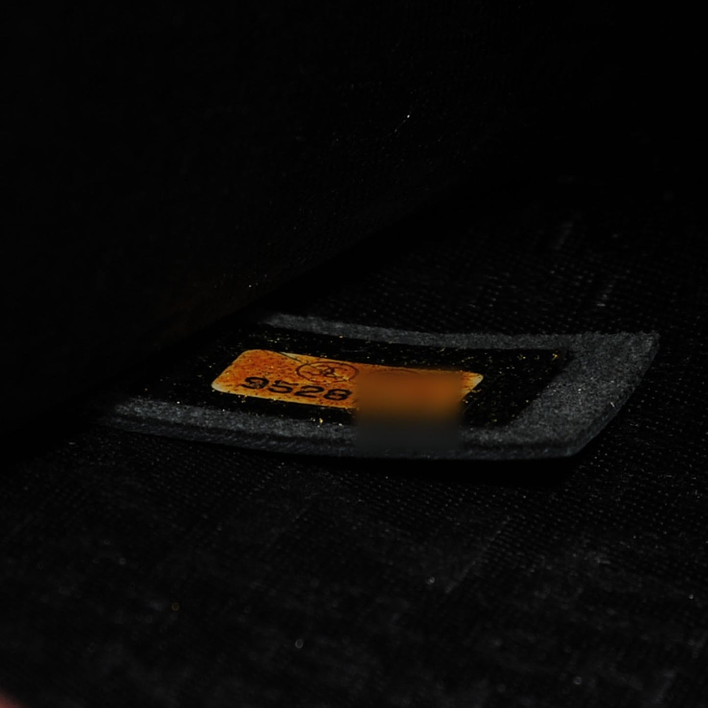 Tweed Vinyl Woven Medium Single Flap Black White