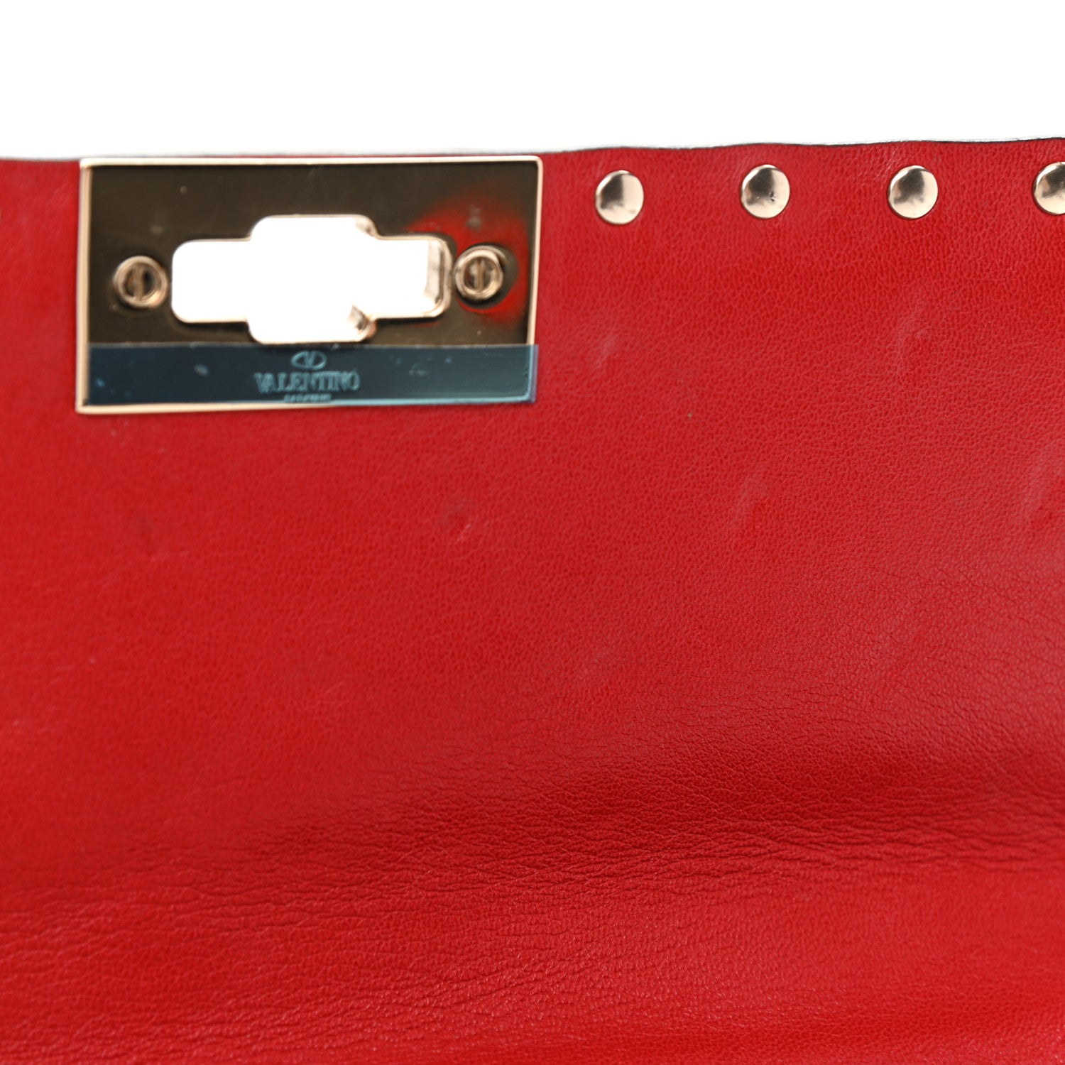 Valentino Garavani Nappa Medium Rockstud Spike Shoulder Bag Rosso Valentino 10 of 10