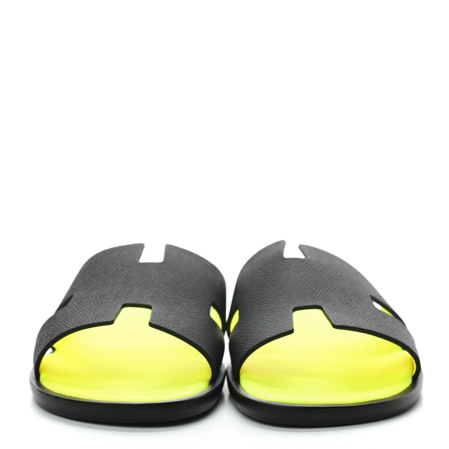 Epsom Mens Izmir Sandals 39 Black Jaune Fluo