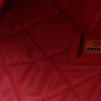 Chanel Lambskin Quilted Medium Casino Beauty CC Cosmetic Case Fuchsia 7 of 14