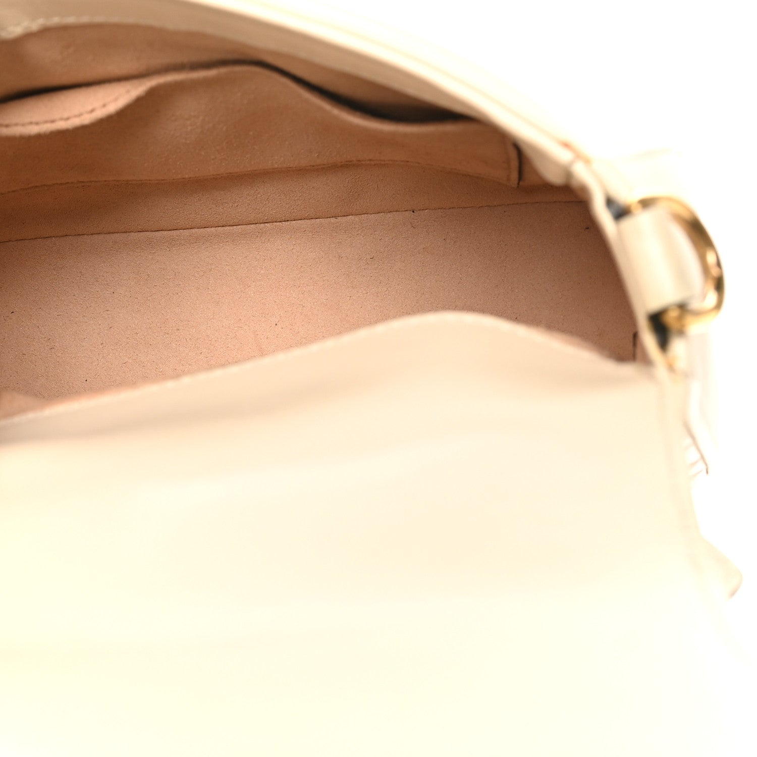 Gucci Calfskin Matelasse Mini GG Marmont Top Handle Shoulder Bag White 5 of 10