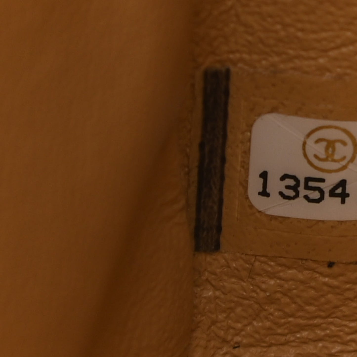 Metallic Patent Quilted Maxi Single Flap Beige