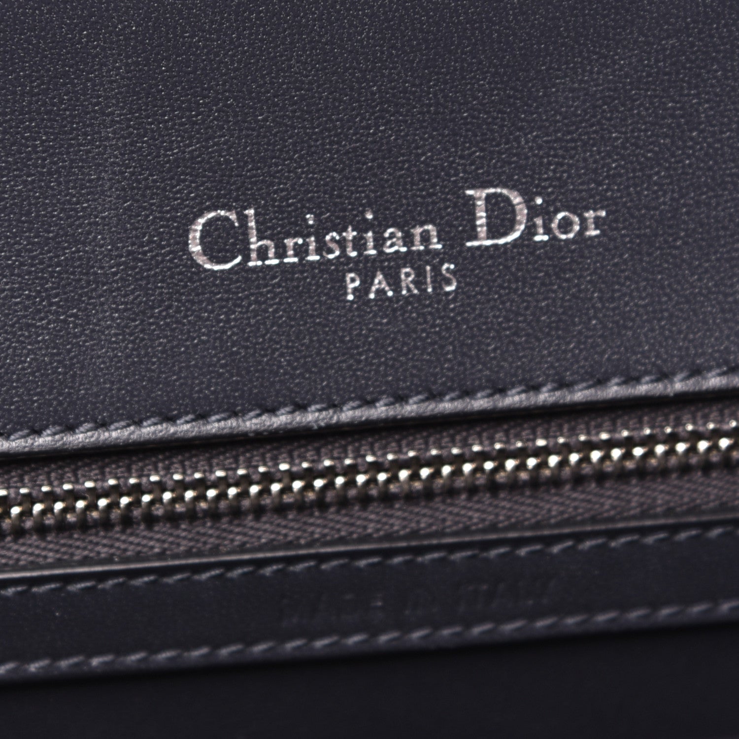 Christian Dior Metallic Patent Micro-Cannage Medium Diorama Flap Bag Silver 6 of 8
